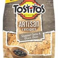 Tostitos Artisan Recipes Roasted Garlic and Black Bean Tortilla Chips